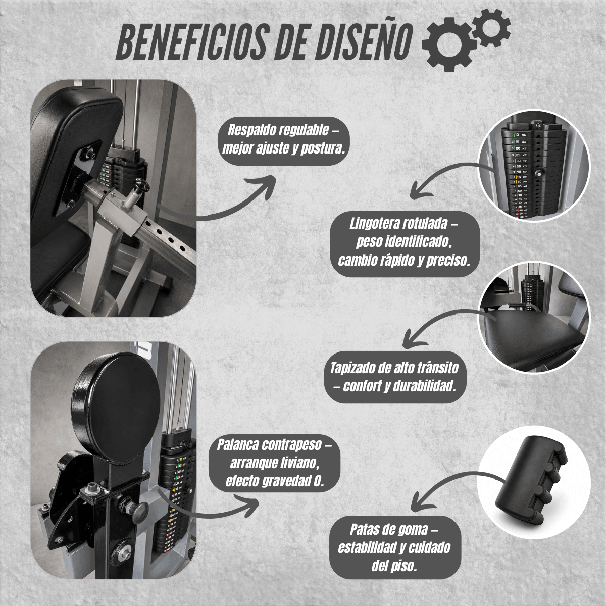 Sillón de Cuádriceps a Lingotes